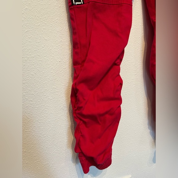 Switch Remarkable Red Mens Joggers Streetwear Skater Logo Zip Billionaire Club M - Picture 7 of 15